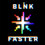 BLINK: FASTER logo