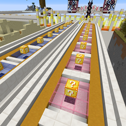The Gauntlet Lucky Block Race logo