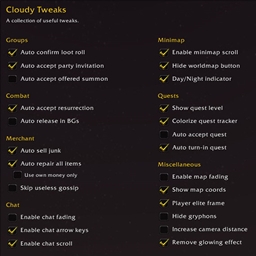 Cloudy Tweaks project image