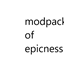 Modpack of epicness logo