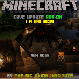 Cave Update Add-on for Bedrock edition [New STRUCTURES, biomes and mobs!] logo