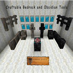 Craftable Bedrock, Obsidian Tools and Armors (1.12.2, 1.14.4 & 1.15.2) project image