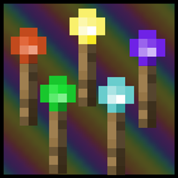 Rainbow Stone (Redstone with colors) logo