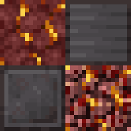 Netherite & Nether Gold logo