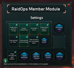 RaidOps Member Module