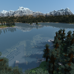 Realistic Mountains logo