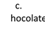 c. hocolate logo