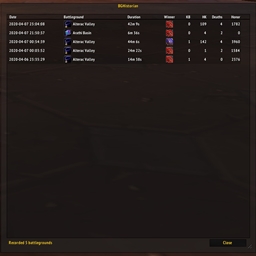 Battlegrounds Historian project image