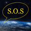 S.O.S. (I'm crash landed on a post apocalyptic world) logo