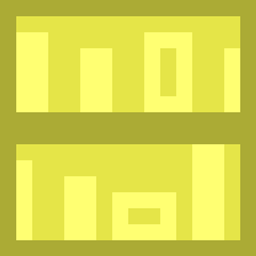 Randomized connected bookshelf template logo