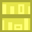 Randomized connected bookshelf template logo