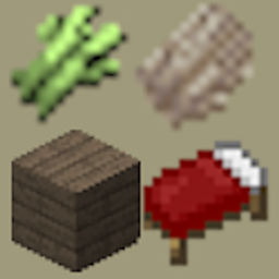 Sugarcane Bagasse Fiber Mod (planks and beds from sugarcane) logo