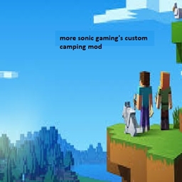 more sonic gaming's custom camping mod logo
