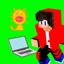 Sky Island Life World in 1 block logo
