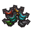 Upgraded Netherite logo