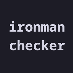 IronmanChecker logo