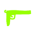 Quills Pew-pew gun logo