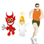 Angel & Speedrunner vs Devil logo