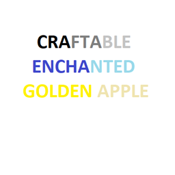 Craftable Enchanted Golden Apple logo