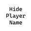 Hide Player Name logo