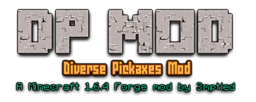 Diverse Pickaxes Mod project image