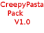 CreepyPasta Texture Version 1.3 logo