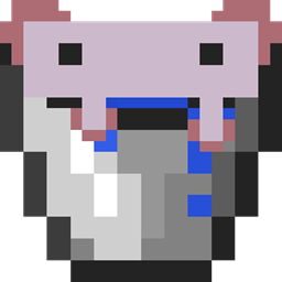 Axolotl and Axolotl in a bucket