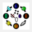 Elemental Magic Crystals logo