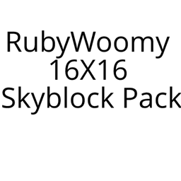 RubyWoomy 16x16 skyblock pack V1