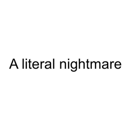 A Literal Nightmare logo