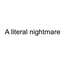 A Literal Nightmare logo