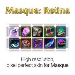 Masque: Retina logo