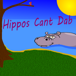 Hippos Cant Dab logo