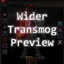 Wider Transmog Preview logo