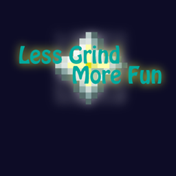 Less Grind, More Fun logo
