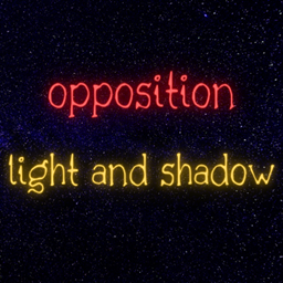 opposition: light and shadow logo