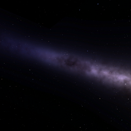 Vaporo's Blue Galaxy Skybox logo