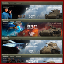 Star Trek- Advance Battle Results