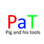 Pig and his tools logo