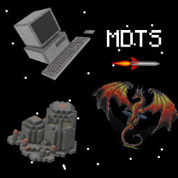 Monsters, Dungeons, Tech, and Space logo