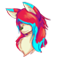 Luna's CrimsonCraft logo