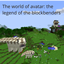 The world of avatar: the legend of the blockbenders logo