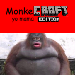 MonkeCraft: Yo mama edition logo