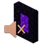 Muted Nether Portals logo