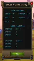 NAL SMOLS Display