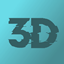 Blue 3D PvP Overlay logo