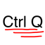 Ctrl Q logo
