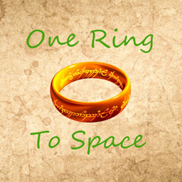 The One Ring To Rule them all, to Space. logo