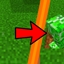 Destroy a block = Creeper logo