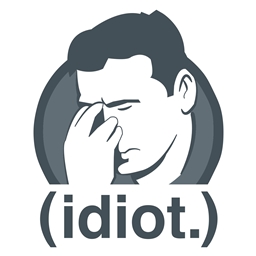 Idiot's 'R' Us logo